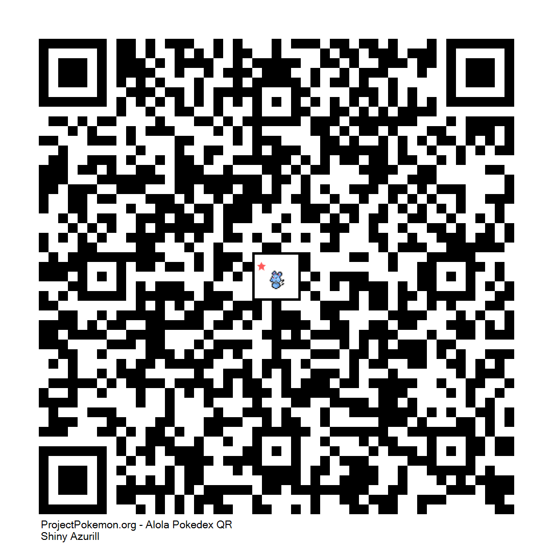 Cdigo QR de Azurill variocolor
